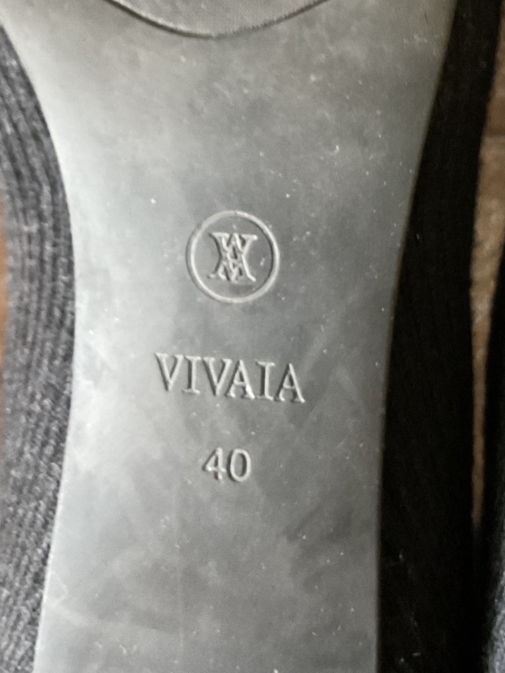 ✨ VIVAIA Phoebe Black Women's Ankle High Lace-up Boots - size 40 - Picture 5 of 7